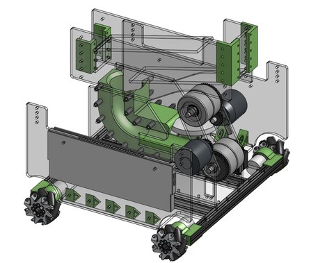 Full robot assembly in CAD